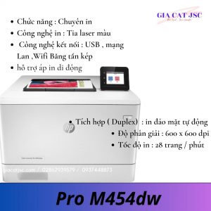 Máy In HP M454dw