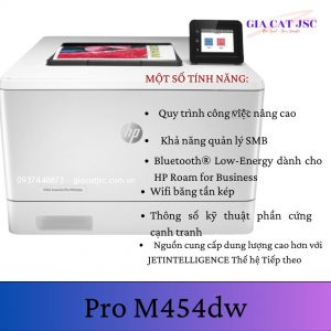 Tính Năng Dòng Hp M454dw