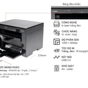 Máy In Laser MF3010 3 Trong 1